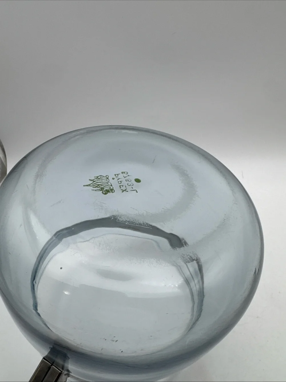 Vintage Pyrex Glass Double Boiler with Lid 6763